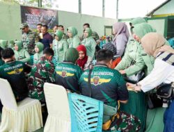 Sambut HUT ke- 79 TNI, Kodim 0813 Bojonegoro Gelar Bakti Kesehatan