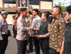 Polres Bojonegoro Resmi Serahkan Tim Walpri Untuk Peyelenggara dan Peserta Pemilukada
