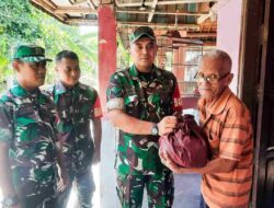 Peringatan HUT ke- 79 TNI, Kodim Bojonegoro salurkan Bantuan Sosial Sembako