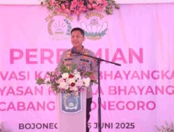 Kapolres Bojonegoro Resmikan Renovasi Kantor Bhayangkari dan Yayasan Kemala