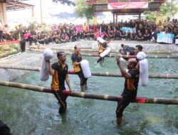 Meriah! Polres Bojonegoro Gelar Lomba Perang Guling Sambut Hari Bhayangkara ke-79