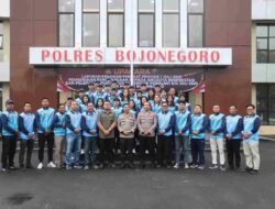 Kapolres Bojonegoro Lepas Tim Bola Voli Menuju Porprov Jatim 2025