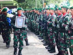 Kasdim 0813 Bojonegoro Pimpin Upacara Pemakaman Jenazah Babinsa Koramil Ngraho