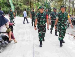 Tim Wasev Mabes TNI-AD tinjau Sasaran TMMD 125 Bojonegoro