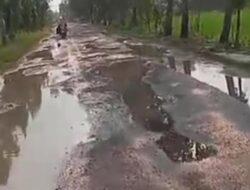 Bertahun-tahun Tak Diperbaiki, Warga Keluhkan Jalan Rusak, Pemdes Masih Bungkam